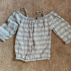 Off the shoulder shirt